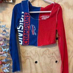 NWOT Tongue Tied Apparel Buffalo Bills Long Sleeve Top
